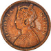 Monnaie, Inde britannique, 1/4 Anna, 1862