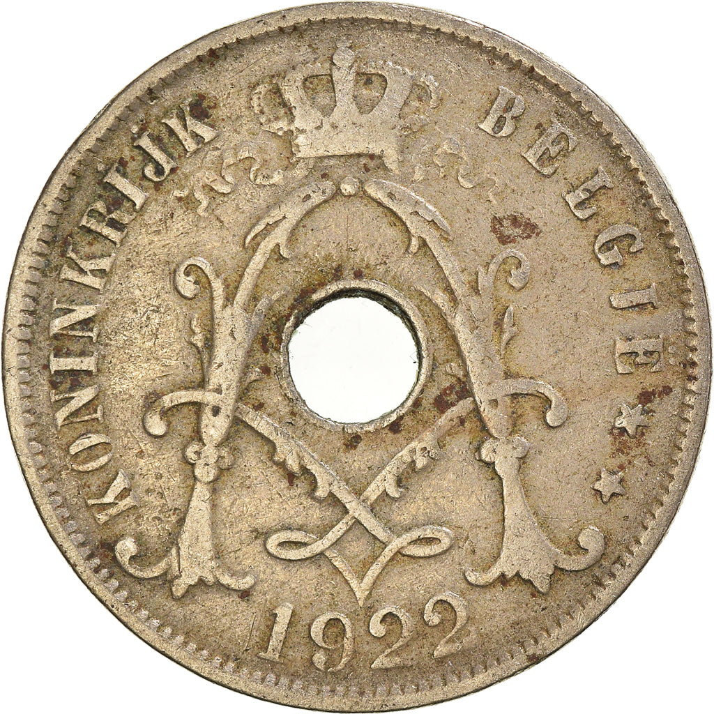 Moneta, Belgio, 25 Centimes, 1922