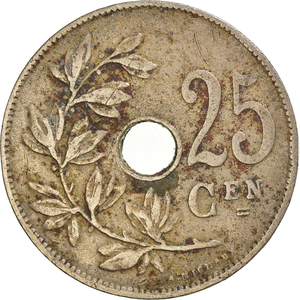 Moneta, Belgio, 25 Centimes, 1922