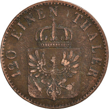 Monnaie, Etats allemands, 3 Pfenninge, 1847