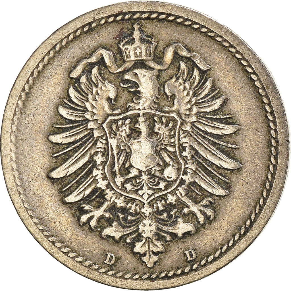Coin, GERMANY - EMPIRE, 5 Pfennig, 1876