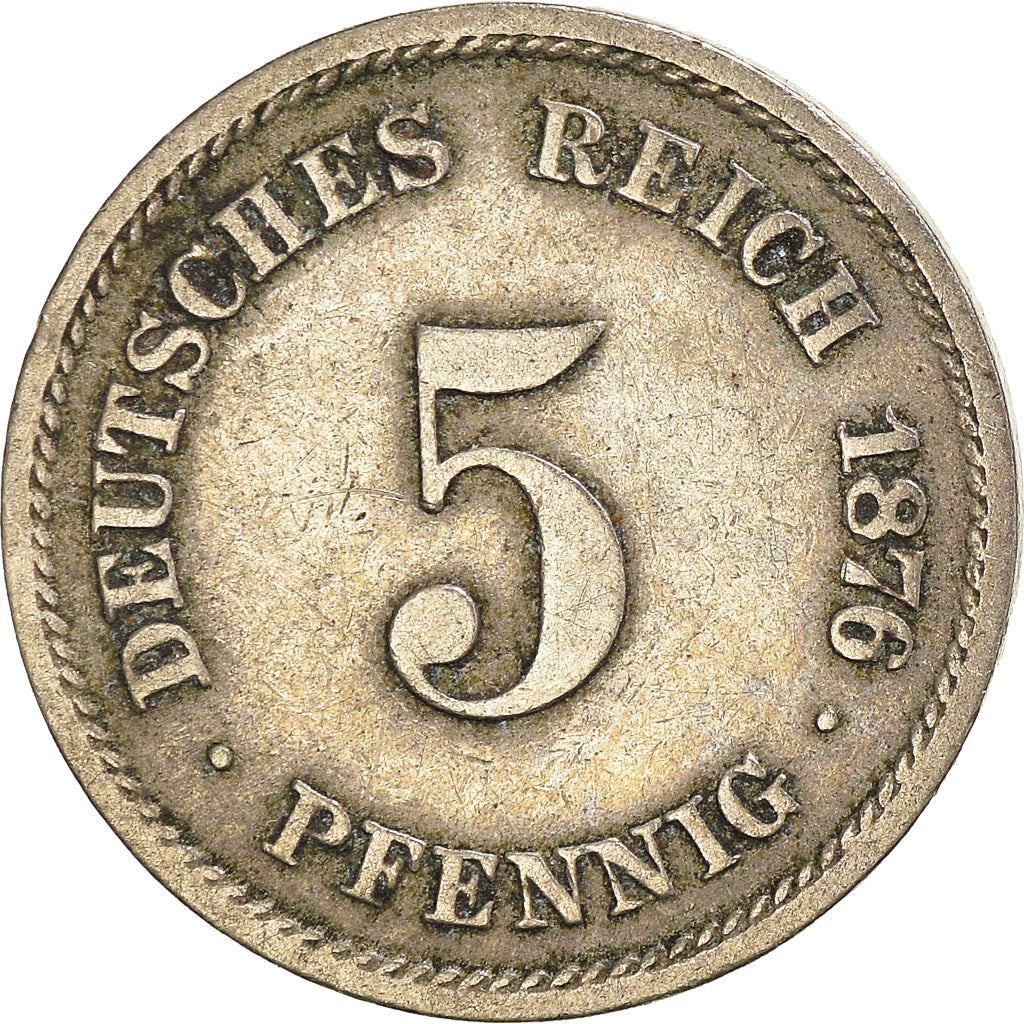 Coin, GERMANY - EMPIRE, 5 Pfennig, 1876