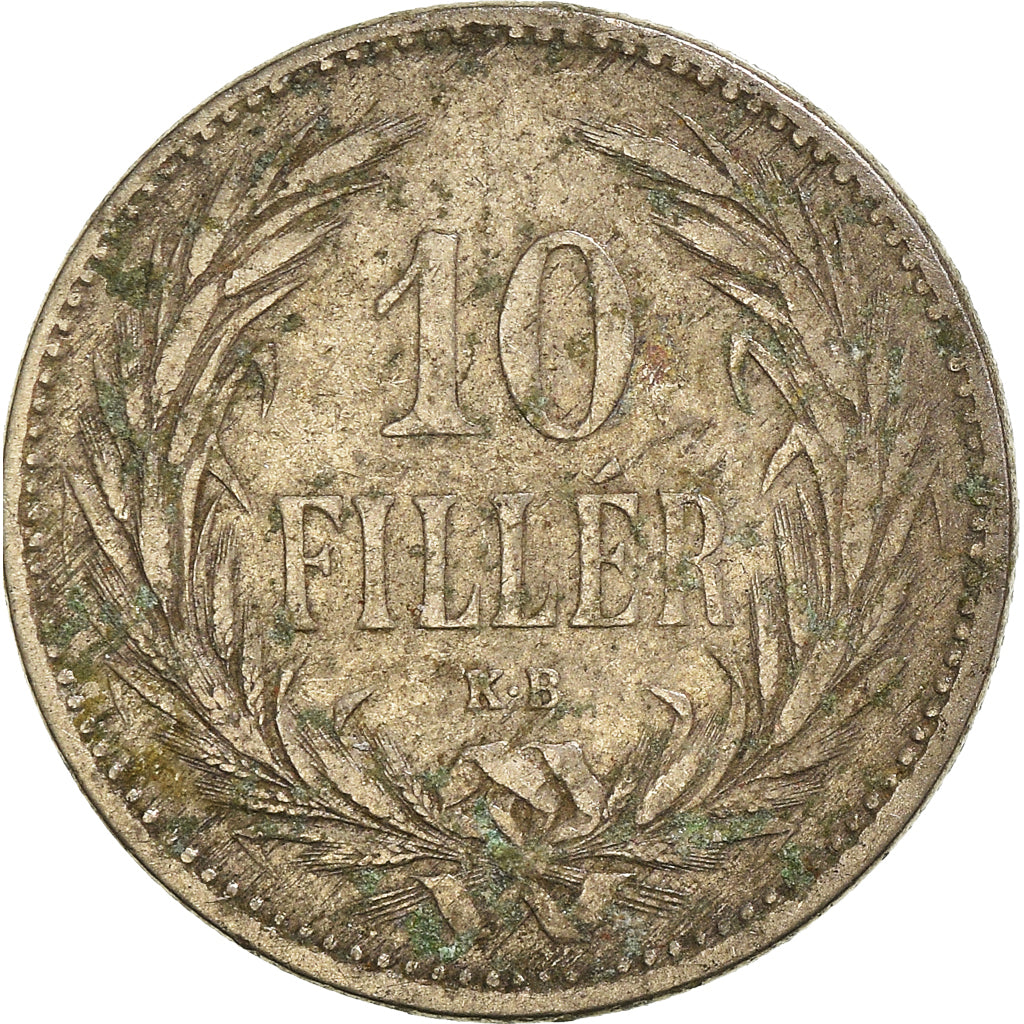 Coin, Hungary, 10 Filler, 1893