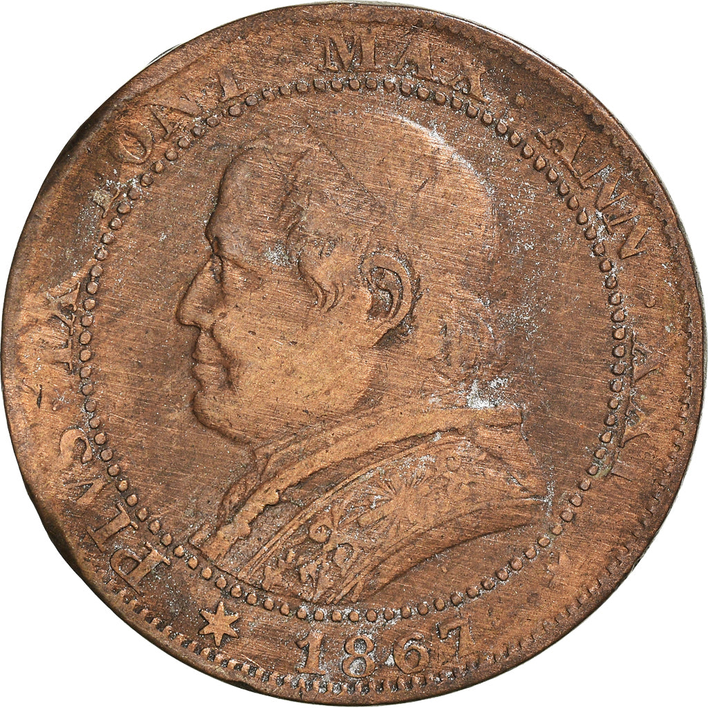 Moeda, Vaticano, Soldo, 1867