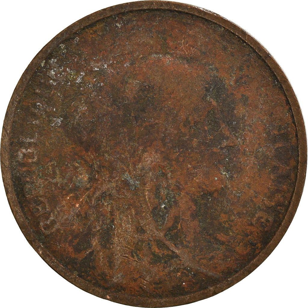 Munten, Frankrijk, 5 Centimes, 1916