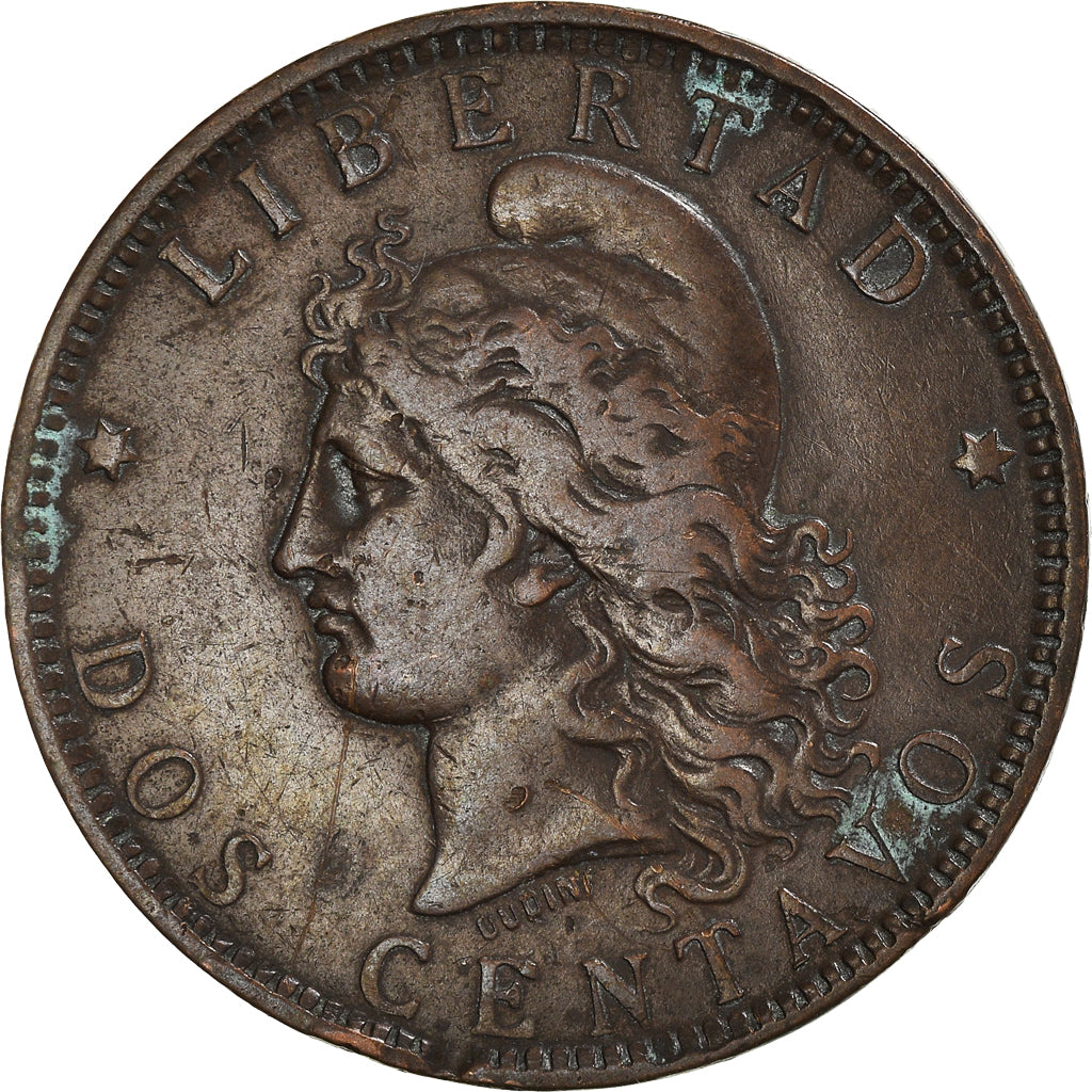 Coin, Argentina, 2 Centavos, 1892