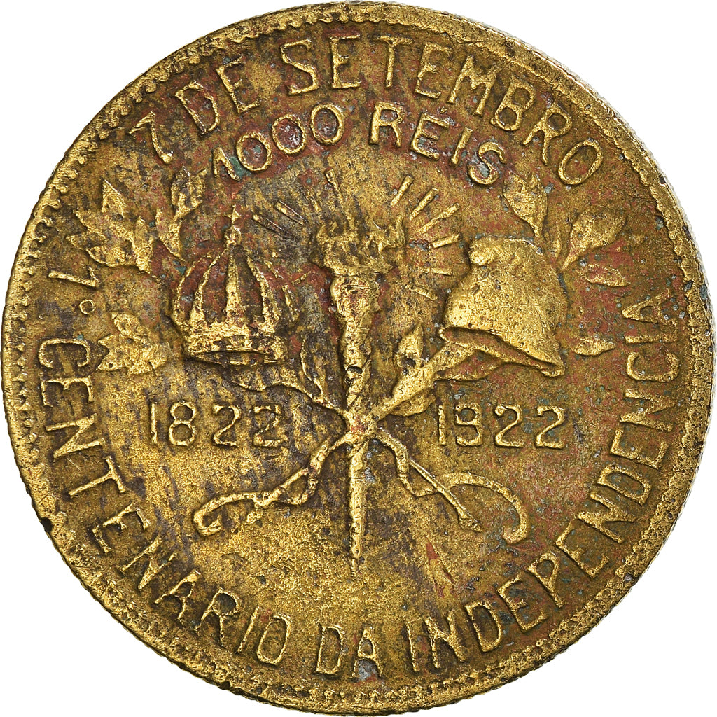 Munten, Brazilië, 1000 Reis, 1922