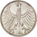 GERMANY - FEDERAL REPUBLIC, 5 Mark, 1967, Munich, KM #112.1, EF(40-45), Silver,.