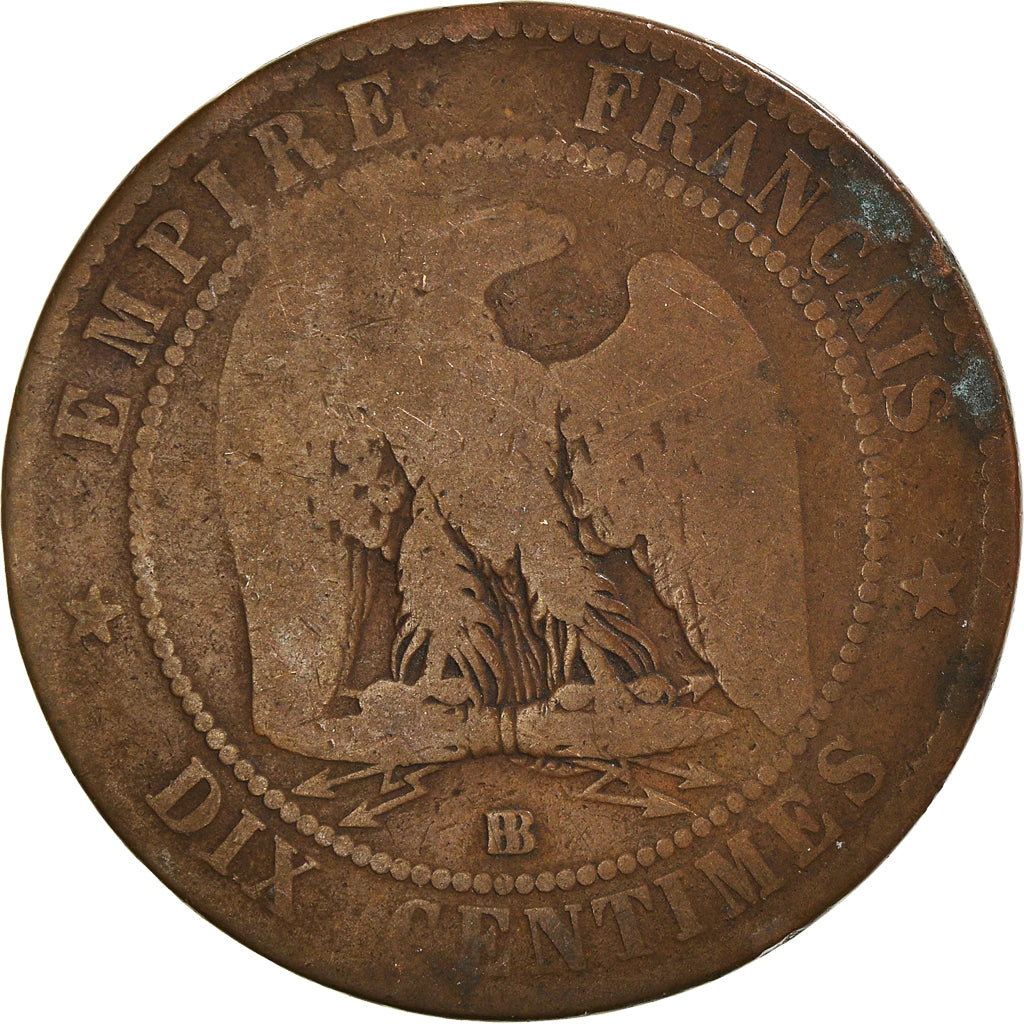 Moneta, Francia, 10 Centimes, 1862