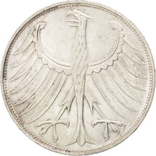 Monnaie, République fédérale allemande, 5 Mark, 1974, Karlsruhe, SUP, Argent