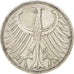 GERMANY - FEDERAL REPUBLIC, 5 Mark, 1966, Hambourg, KM #112.1, EF(40-45),...