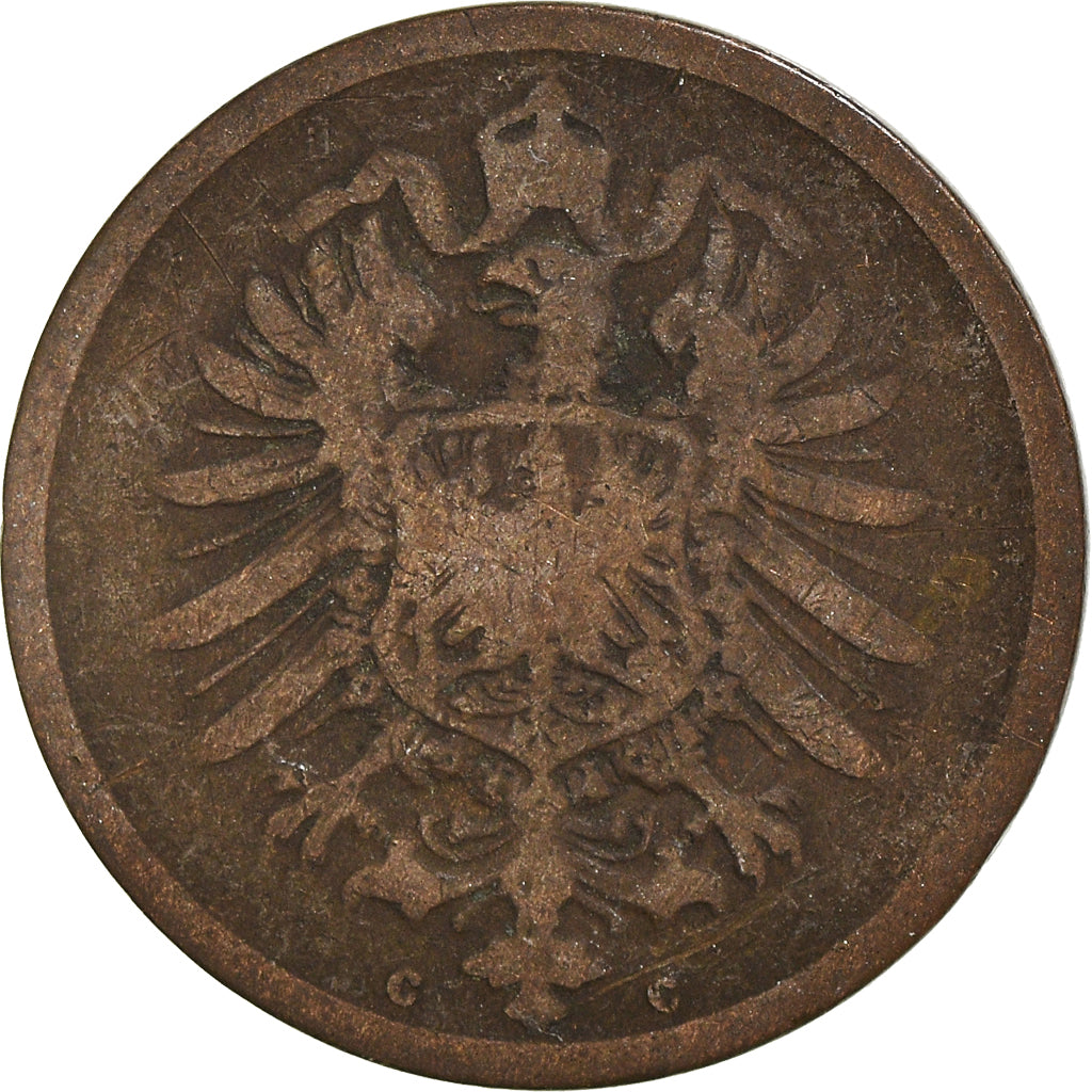 Munten, DUITSLAND - KEIZERRIJK, 2 Pfennig, 1875