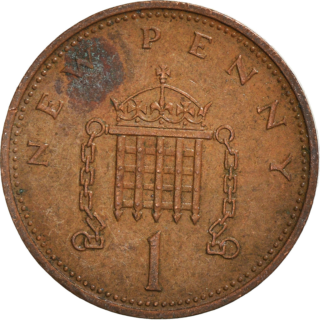 Münze, Großbritannien, New Penny, 1971