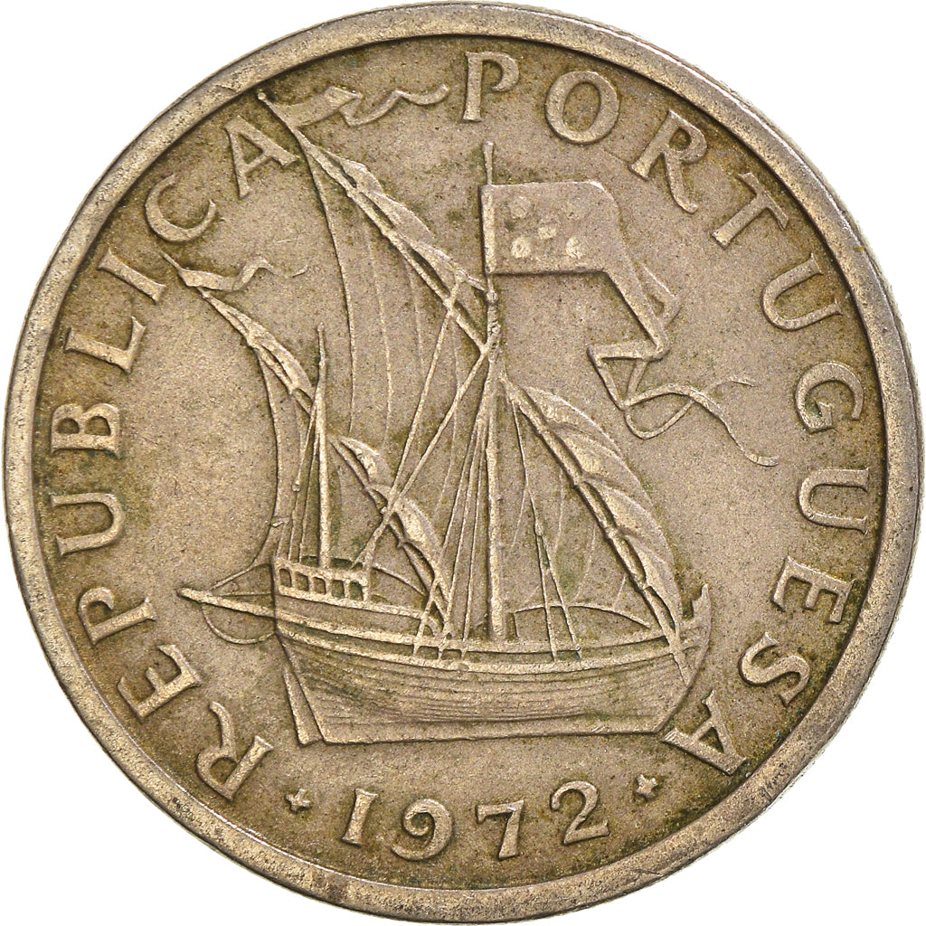 Monnaie, Portugal, 5 Escudos, 1972
