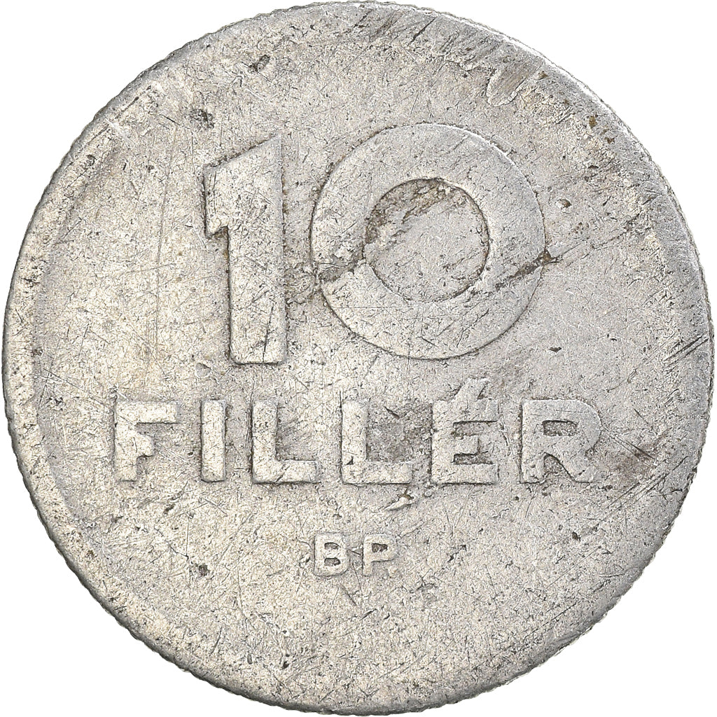 Moneta, Ungheria, 10 Filler, 1957