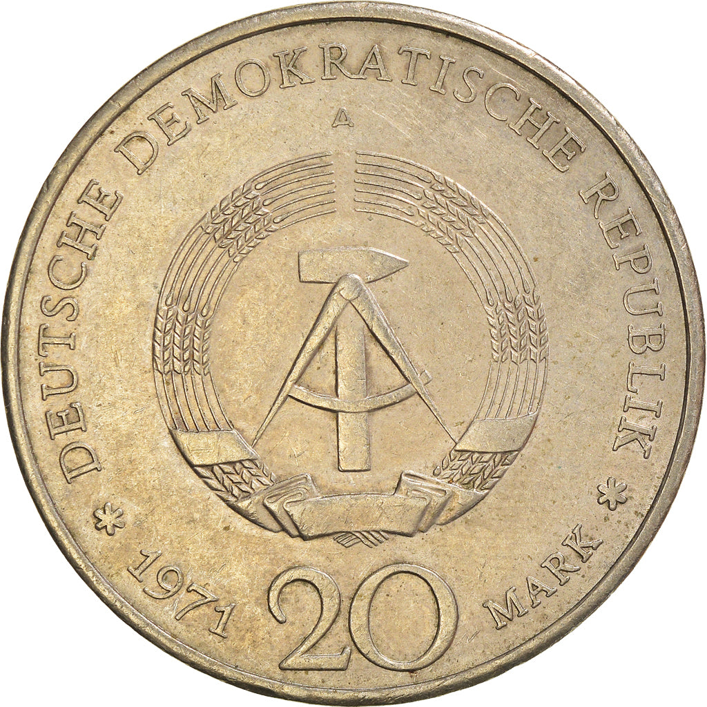 Coin, GERMAN-DEMOCRATIC REPUBLIC, 20 Mark, 1971