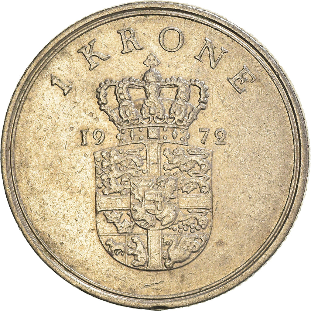 Münze, Dänemark, Krone, 1972