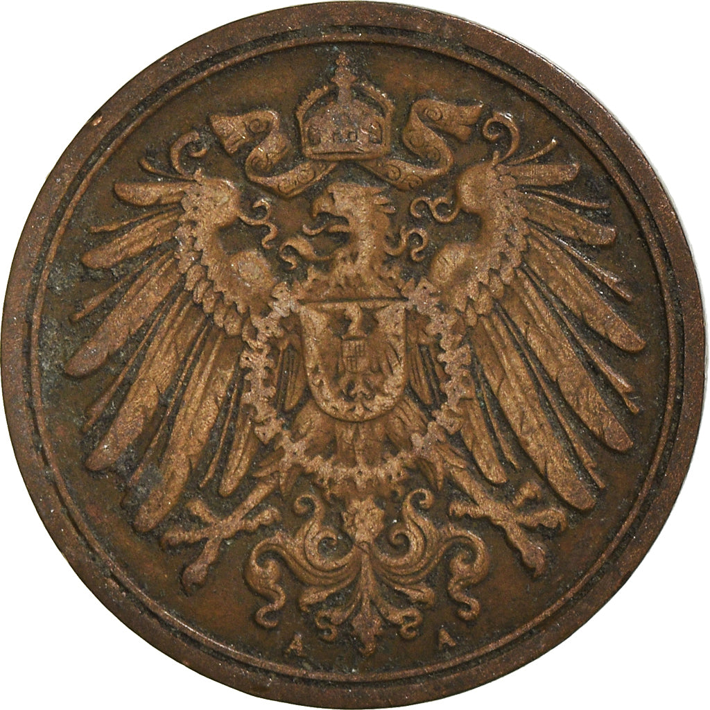 Moneda, ALEMANIA - IMPERIO, Pfennig, 1891