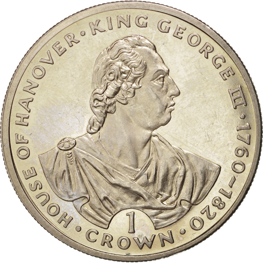 GIBRALTAR, Crown, 1993, KM #135, AU(55-58), Copper-Nickel, 38.8, 28.63
