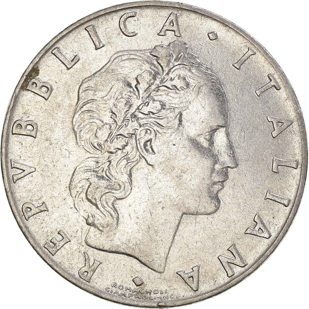 Moeda, Itália, 50 Lire, 1968