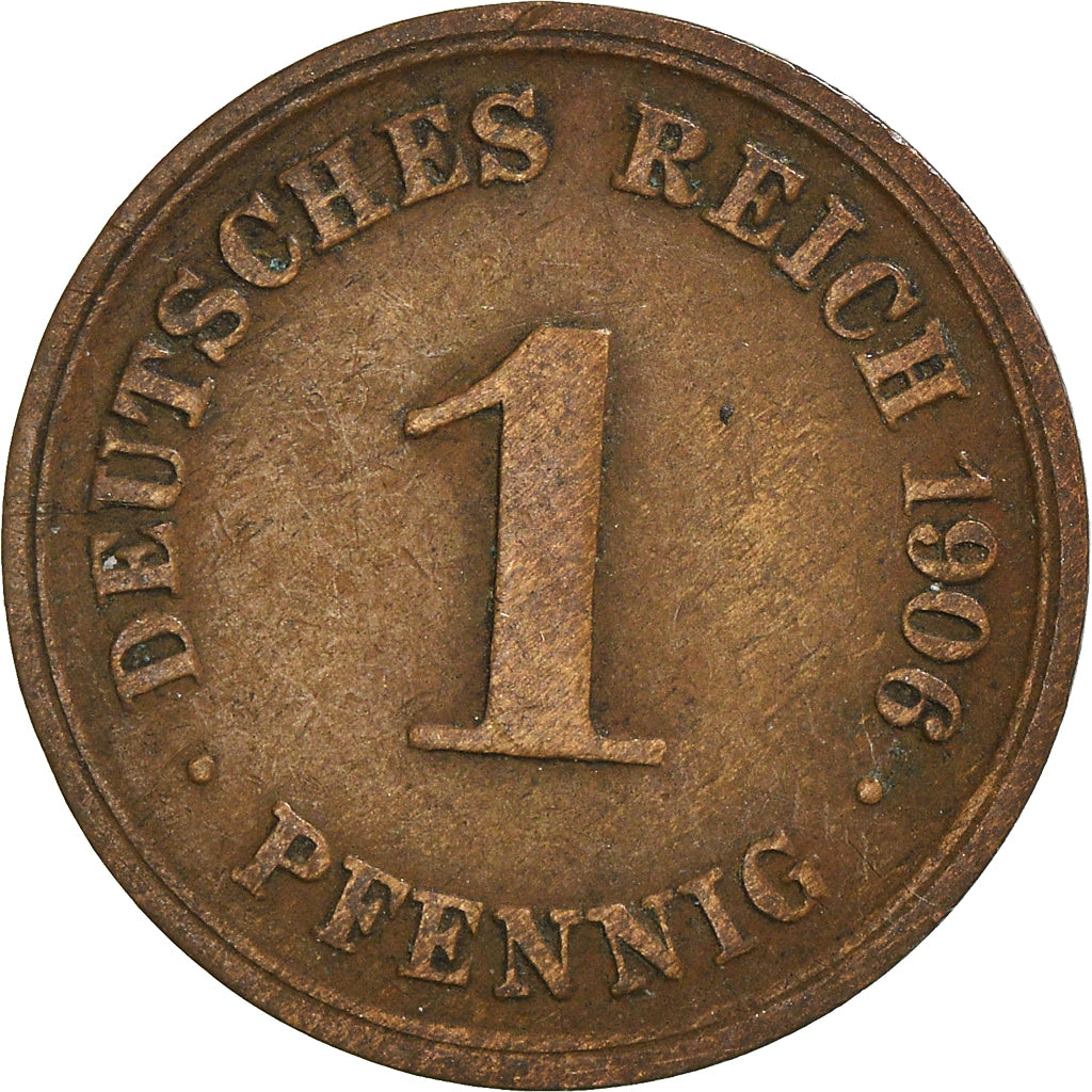 Coin, GERMANY - EMPIRE, Pfennig, 1906