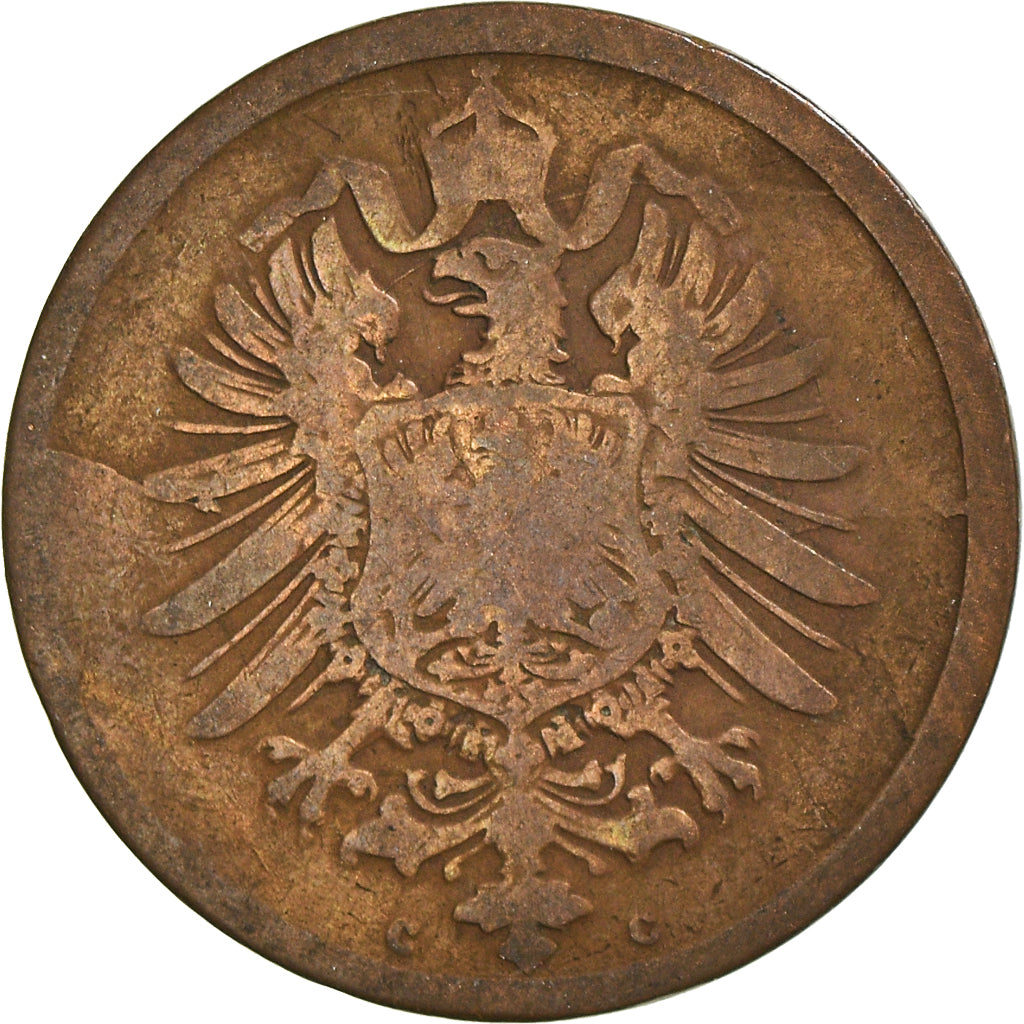 Münze, GERMANY - EMPIRE, 2 Pfennig, 1876