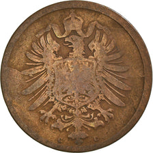 Münze, GERMANY - EMPIRE, 2 Pfennig, 1876