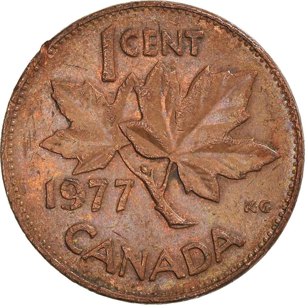 Moneta, Canada, Cent, 1977