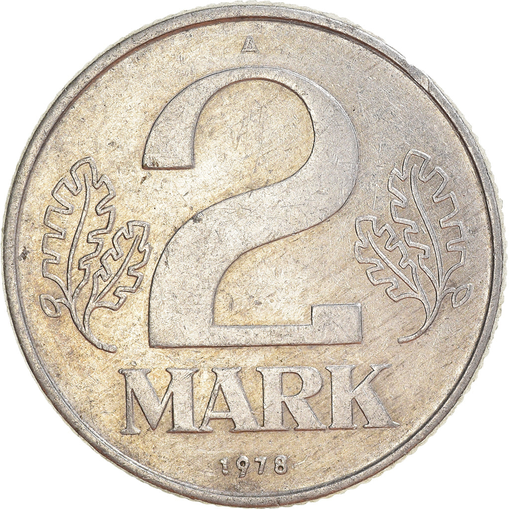 Moneda, REPÚBLICA DEMOCRÁTICA ALEMANA, 2 Mark, 1978