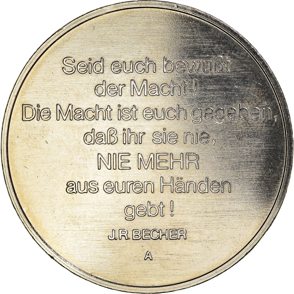 Germania - Repubblica Democratica, Commemorative Medallion, 1986