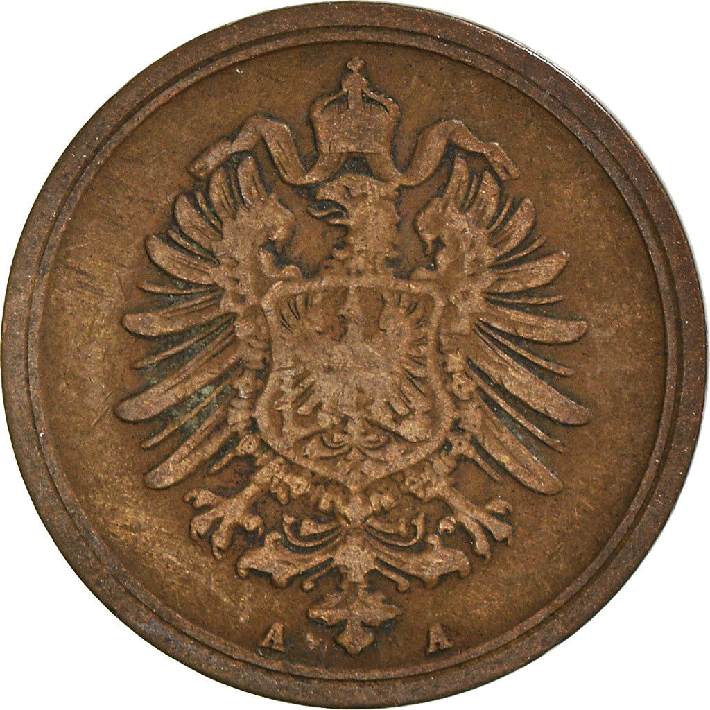 Moneta, NIEMCY - IMPERIUM, Pfennig, 1889