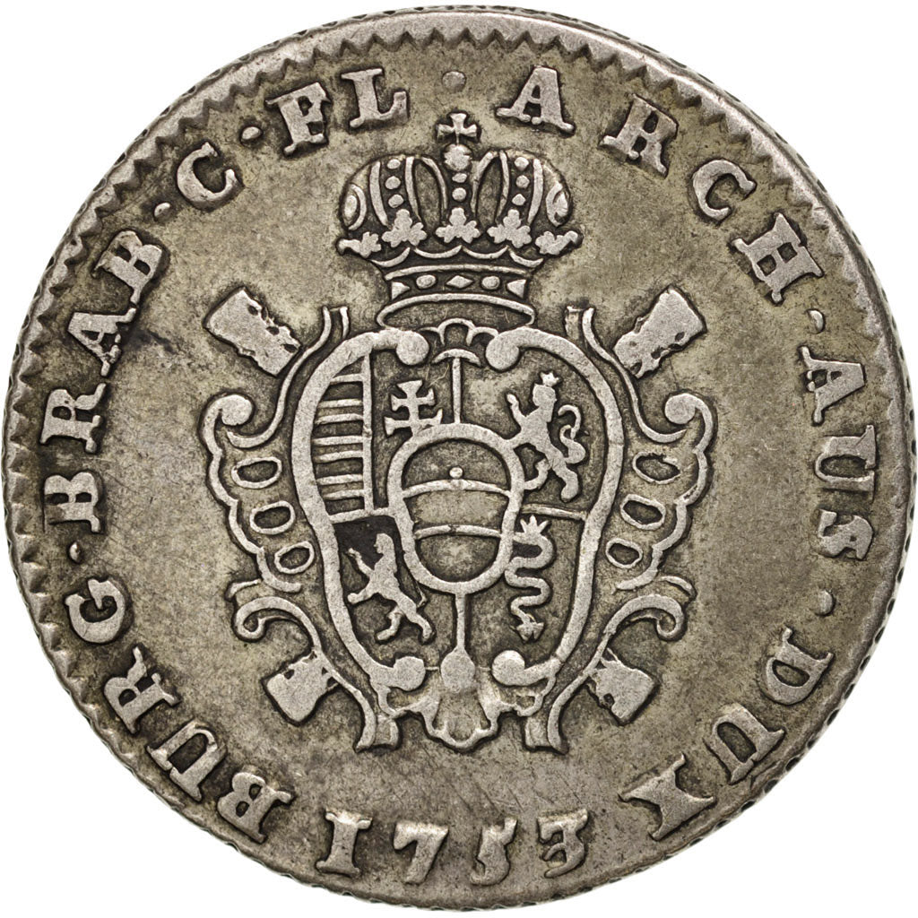 Coin, AUSTRIAN NETHERLANDS, Maria Theresa, 2 Escalins, 2 Schellings, 1753