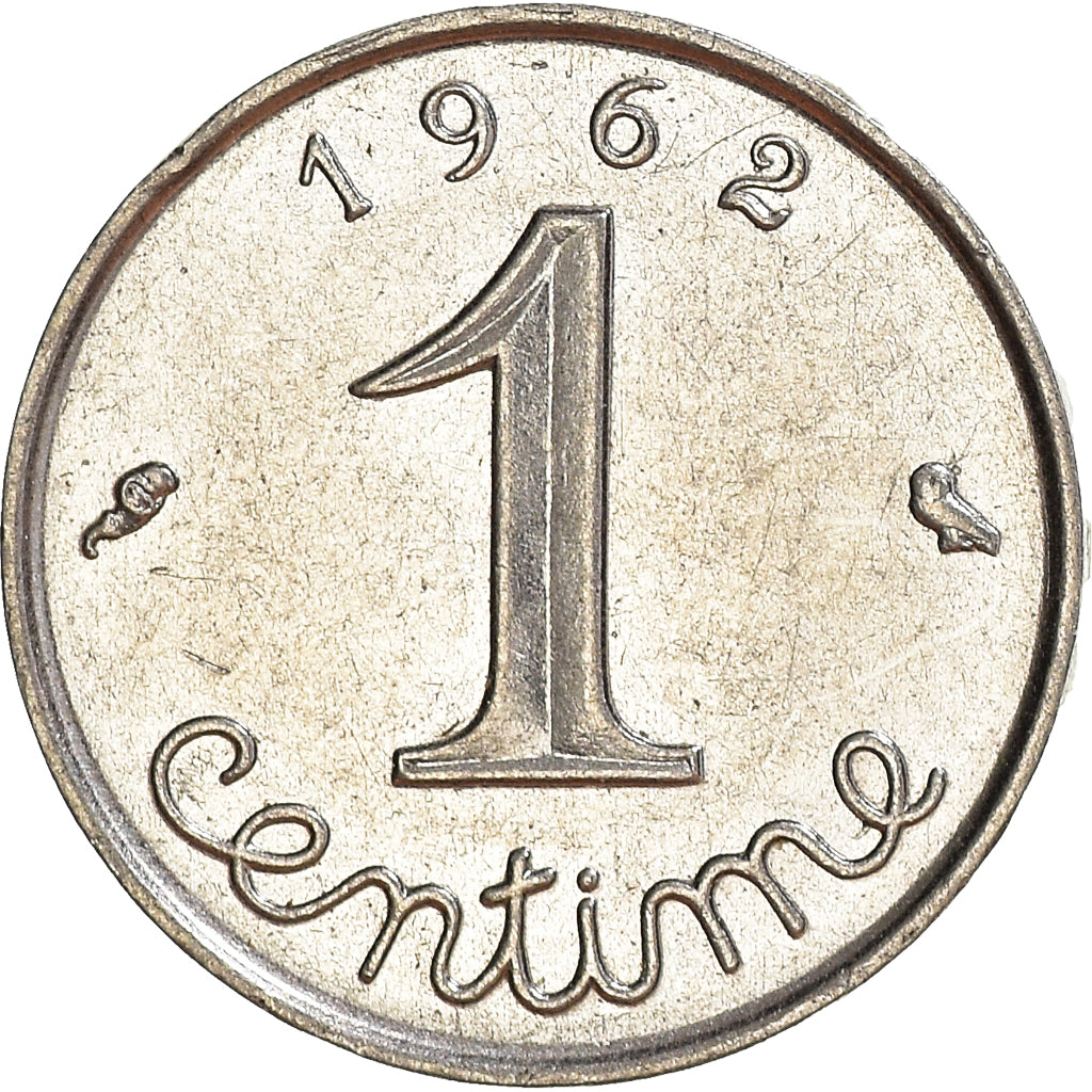 Moneta, Francia, Centime, 1962