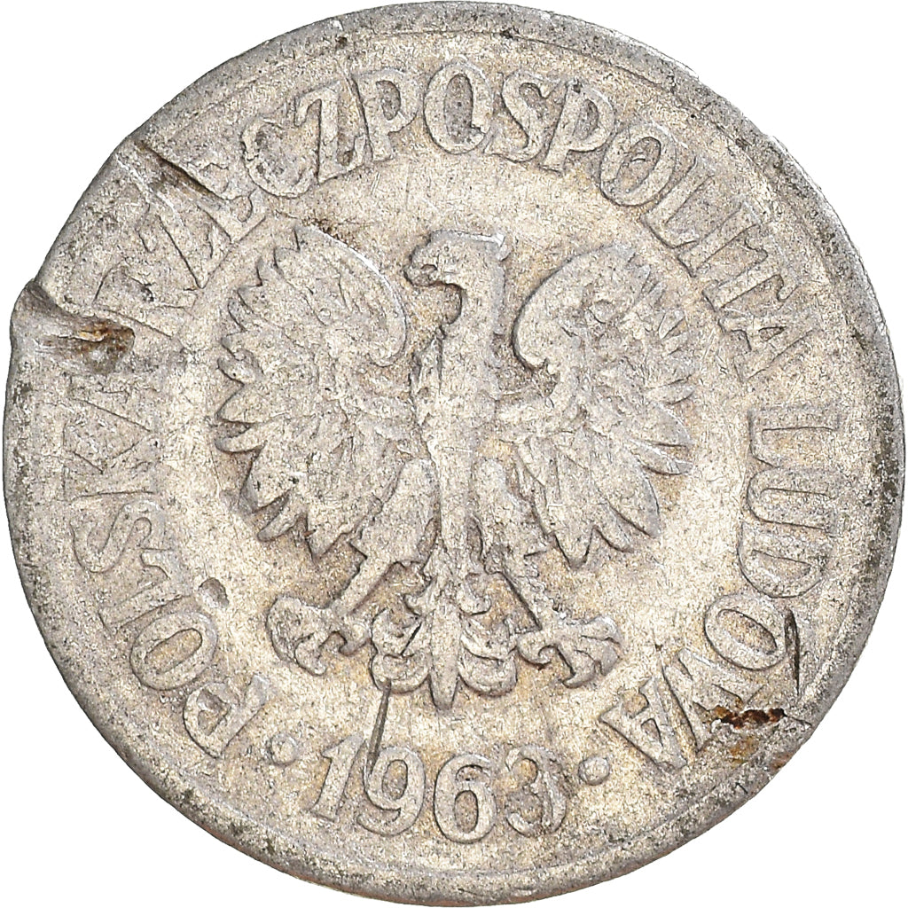 Munten, Polen, 10 Groszy, 1963