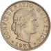 Münze, Schweiz, 20 Rappen, 1959