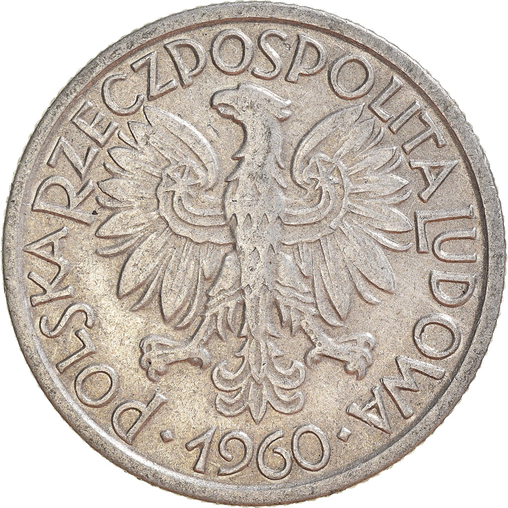 Moneta, Polonia, 2 Zlote, 1960
