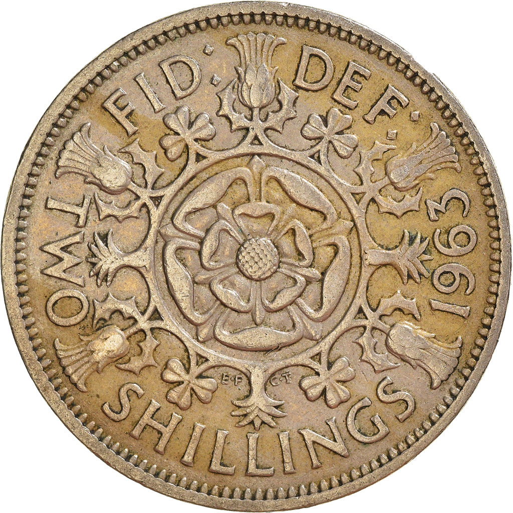 Coin, Great Britain, Florin, Two Shillings, 1963