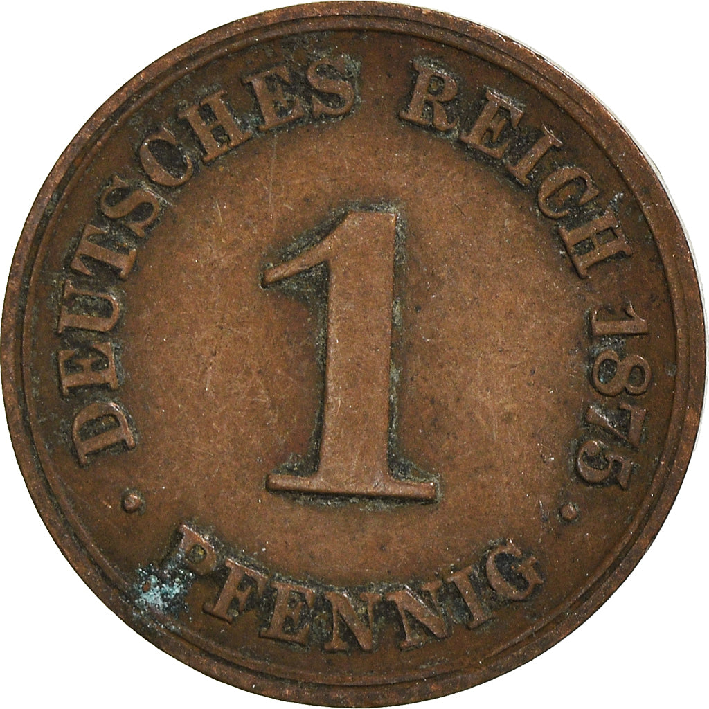 Munten, DUITSLAND - KEIZERRIJK, Pfennig, 1875