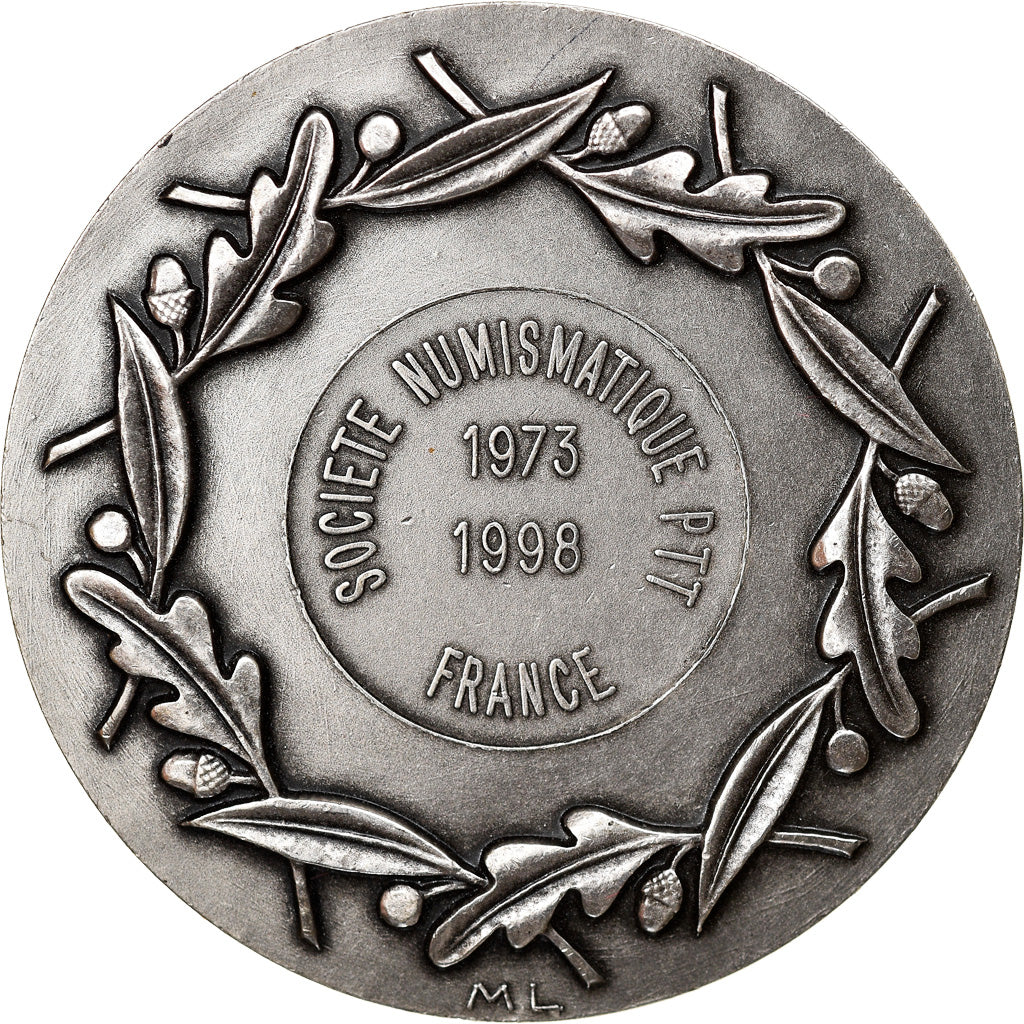 Francja, Medal, Société Numismatique PTT, Sport i wypoczynek, 1998, Alphée