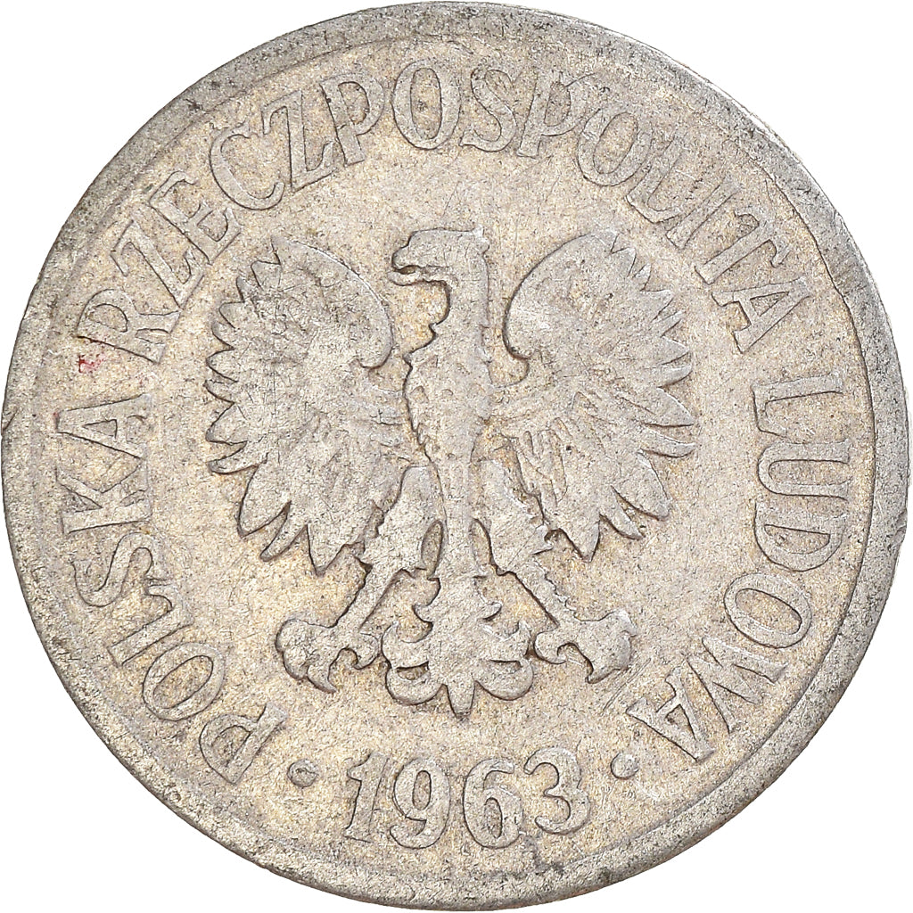 Monnaie, Pologne, 20 Groszy, 1963