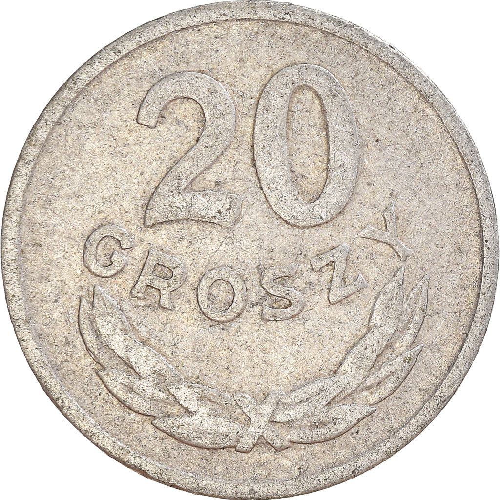 Monnaie, Pologne, 20 Groszy, 1963