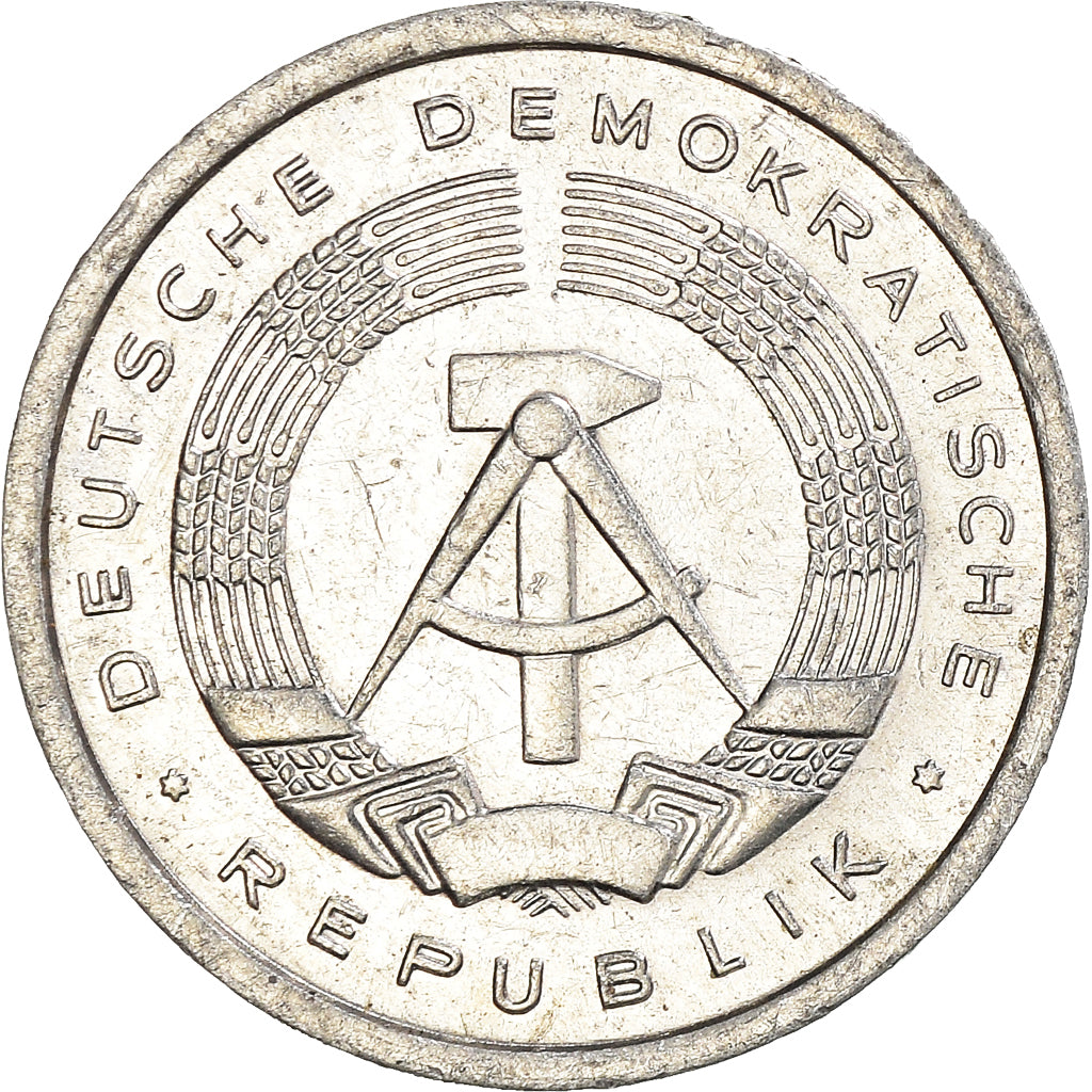 Moeda, ALEMANHA - REPÚBLICA DEMOCRÁTICA, Pfennig, 1985