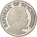 SEYCHELLES, 25 Cents, 1976, British Royal Mint, KM #24, MS(63), Copper-Nickel,..