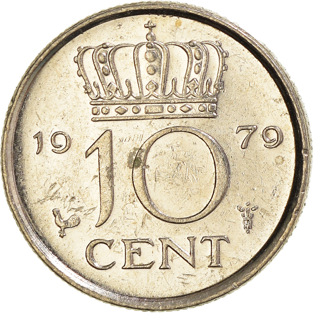 Coin, Netherlands, 10 Cents, 1979