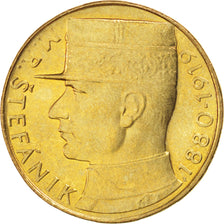 Cecoslovacchia, 10 Korun, 1991, SPL, Nichel-bronzo, KM:153