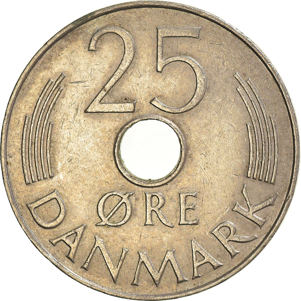 Munten, Denemarken, 25 Öre, 1980
