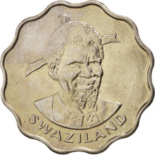 Swaziland, Sobhuza II, 20 Cents, 1975, SPL, Rame-nichel, KM:11