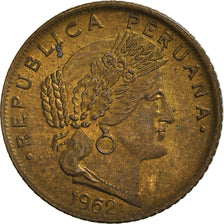 Münze, Peru, 5 Centavos, 1962
