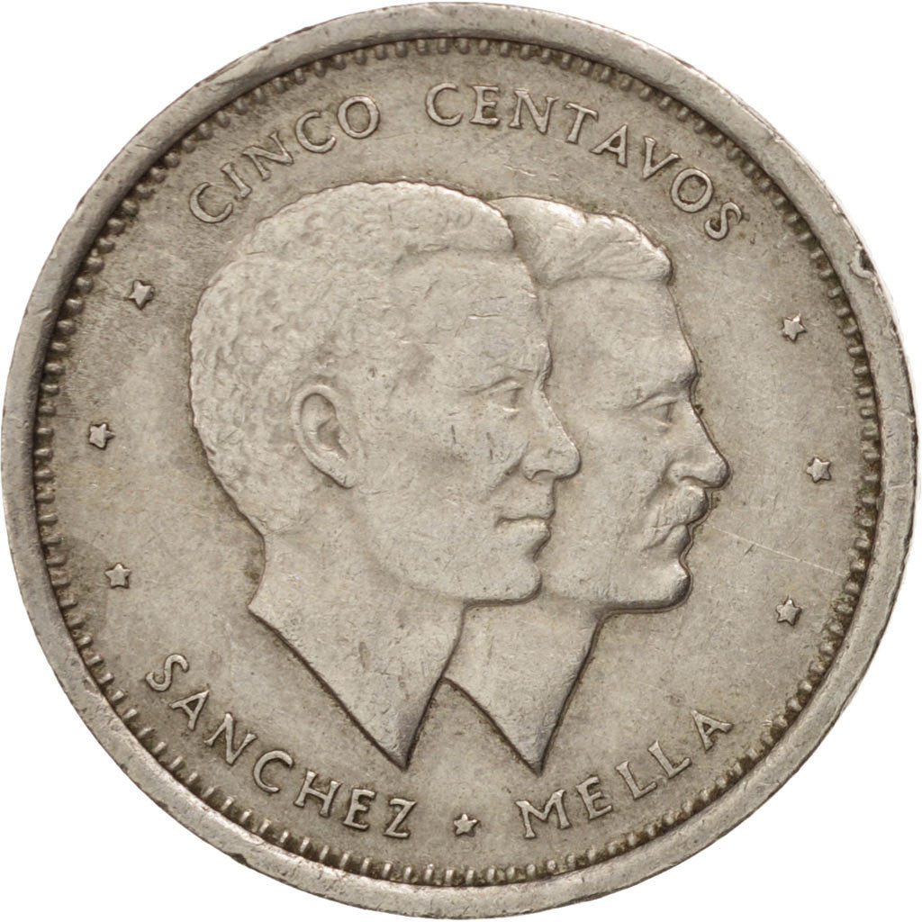 Coin, Dominican Republic, 5 Centavos, 1987, EF(40-45), Copper-nickel, KM:59