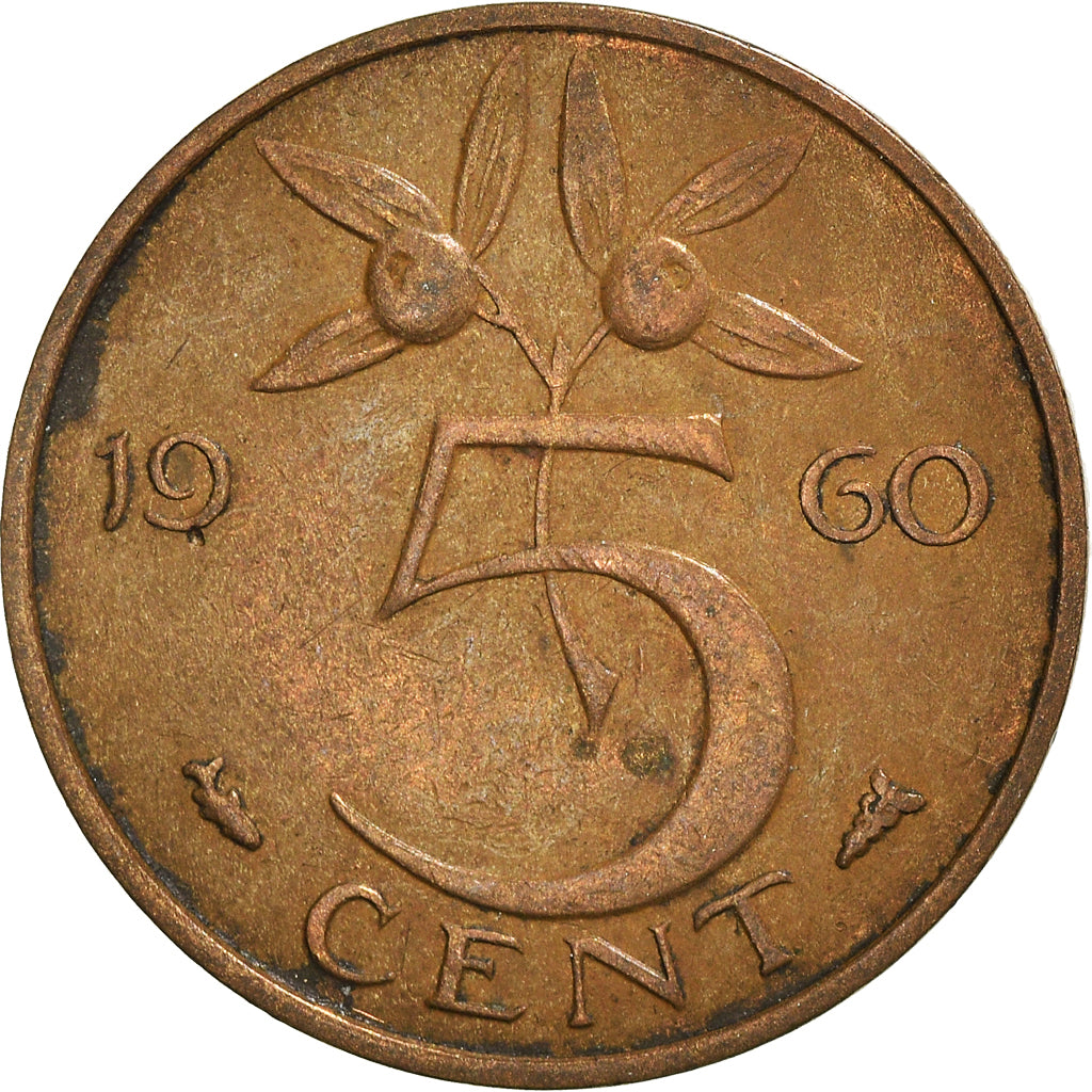 Münze, Niederlande, 5 Cents, 1960